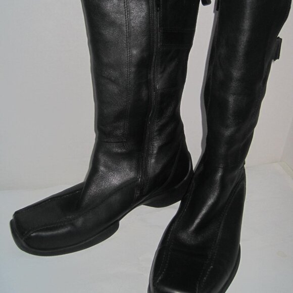 Brand New Ladies Ecco Rise Gore Tex Tall Winter Boots - Size 9 - Picture 1 of 12